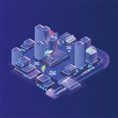 居住区,模型,都市风光,智慧城市,现代,创造力,数据,效率,阴谋
