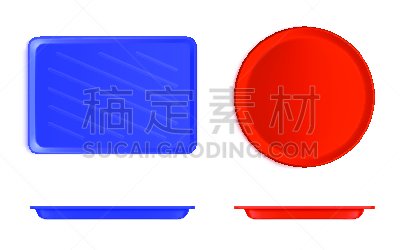空的,塑胶,食品,在上面,正面视角,餐盘,视角,菜单,背景分离,聚苯乙烯