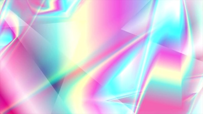 全息玻璃多边形抽象视频动画