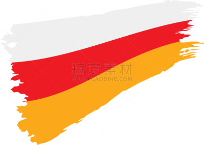 南奥塞梯,白色,欧洲,职权,国内著名景点,红色,涂料,矢量,高加索山脉
