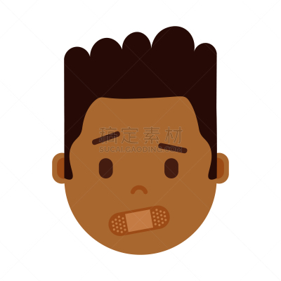 男孩,网络表情,黑色人种,人的头部,分离着色,人,男人,疲劳的,多样,沟通