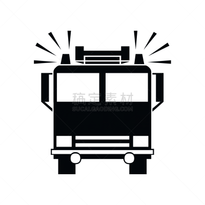 消防车,绘画插图,计算机图标,矢量,字体,可爱的,避火服,安全,几何形状