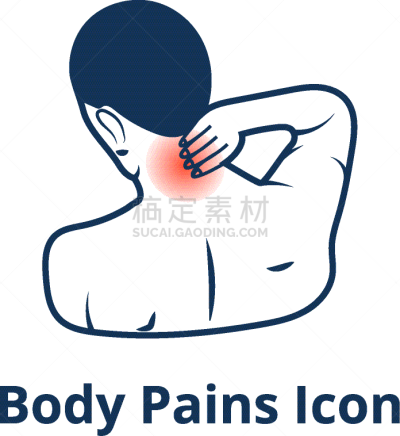 蜘蛛网,背痛,矢量,红色,颈痛,垂直画幅,图像,悲哀,绘画插图