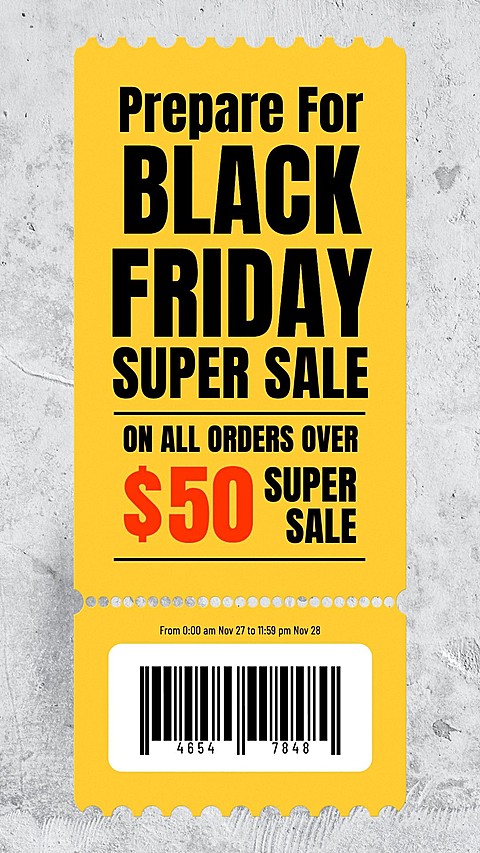 Simple Black Friday Super Sale Ecommerce Story