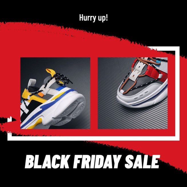 Fashion Men's Wear Black Friday Sale Jacket Display Ecommerce Product Image预览效果