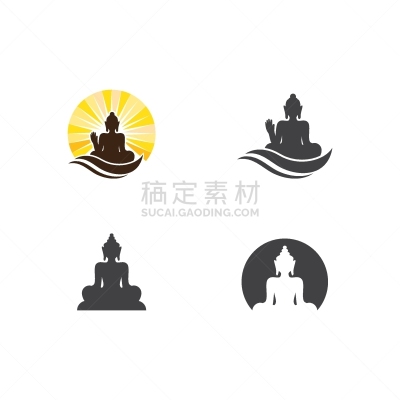 符号,佛,矢量,卫塞节,平和,肖像,健康,泰国,品牌名称,佛陀的生日
