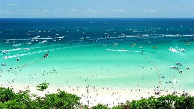   芭堤雅Koh Larn岛热带海滩