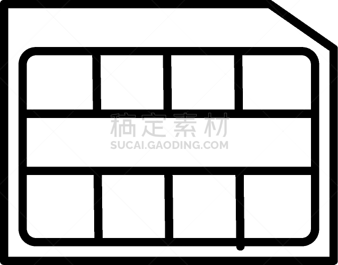 SIM卡,图标,分离着色,传媒,无线电通信装置,图像,模板,电子行业,设备用品,4G