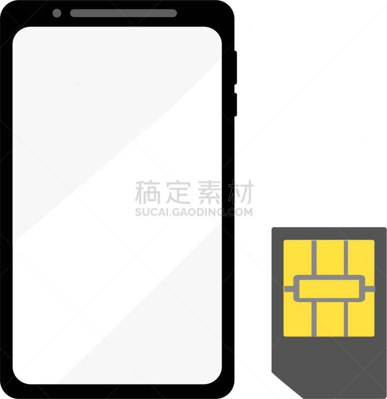 绘画插图,sim卡,平衡折角灯,传媒,记忆卡,技术,简单,便携式信息设备,智能卡,卡通
