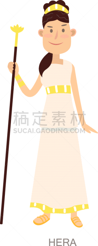 可爱的,女人,天后赫拉,神,远古的,希腊神话,妻子,母亲,希腊