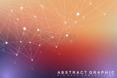 几何形状,分子,插画,背景,深的,化学制品,健康保健,数据,主机,复杂