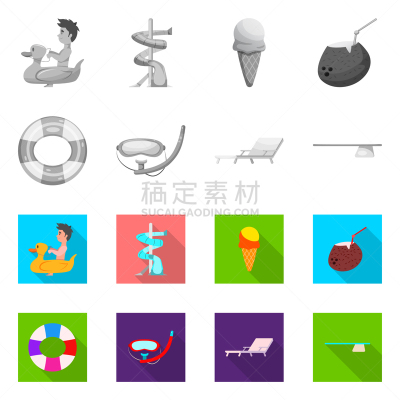 标志,游泳池,式样,分离着色,男孩,扶手椅,图像,海洋,游泳,收集