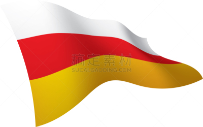 南奥塞梯,白色,欧洲,黄色,职权,国内著名景点,红色,矢量,高加索山脉