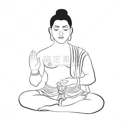 印度教,佛,图标,华丽的,泰国,自然美,奇异的,着色