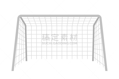 大门,绘画插图,平坦的,矢量,足球运动,空的,运动,一个物体,背景分离,网