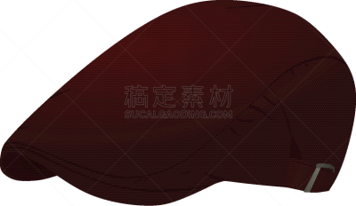 红色,贝雷帽,鸭舌帽,分离着色,衣服,制服,季节,高雅,纺织品,简单背景