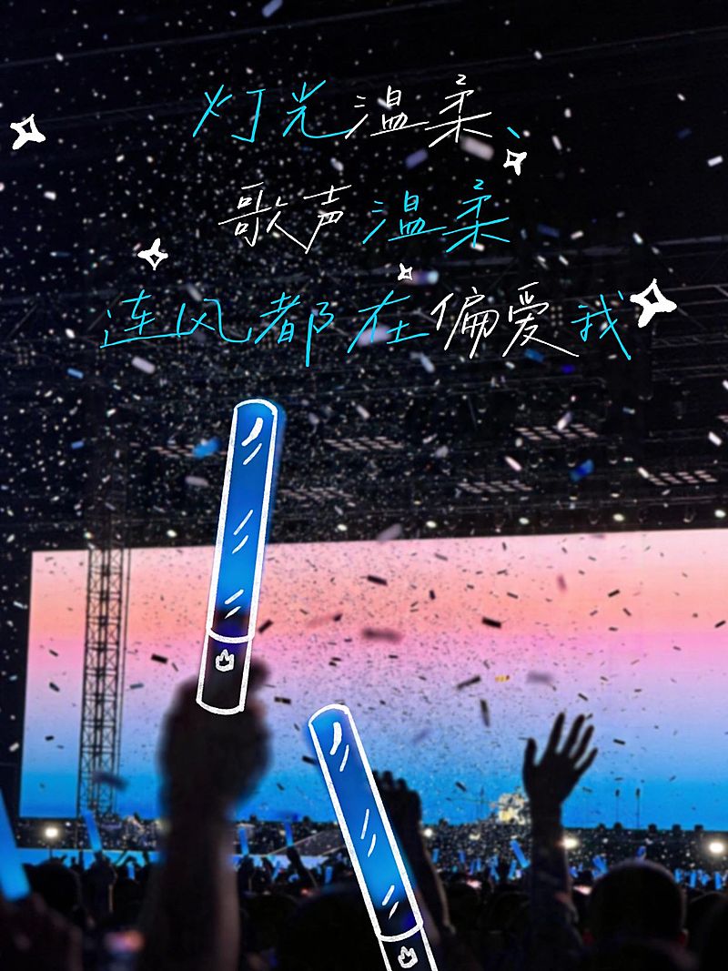 演唱会plog手写体文字