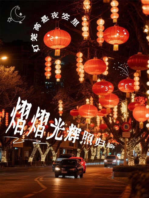 春节PLOG街道灯笼预览效果