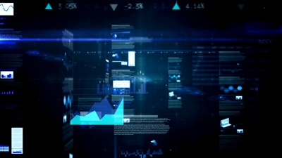金融图表数字合成 