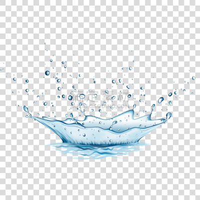 透明,水滴,水,蓝色,分离着色,背景,饮料,湿,寒冷,苏打