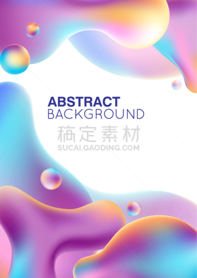 泡泡,全息,矢量,色彩鲜艳,背景,抽象,液体,山,活力,贺卡