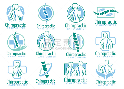 健康保健,符号,计算机图标,矢量,脊柱,医疗标志,脊椎指压治疗法,兽群,布置,收集