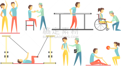 健康保健,物理疗法,专门技术,护士,专业人员,门诊部,女人,恢复,布置