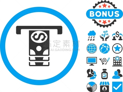 计算机图标,平坦的,商务,白色背景,售票机,图像,奖励,移开