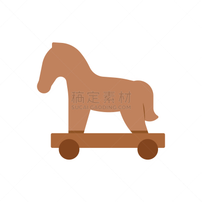 特洛伊木马,动物主题,鞍马,一个物体,简单,腿,复古风格,影像掩蔽,绘画插图,木制