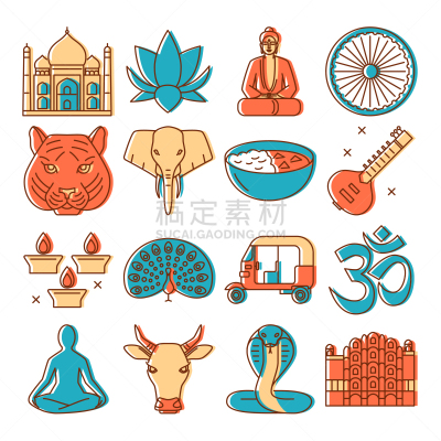 印度,线条,国际著名景点,高雅,传统,名声,蛇,象,布置
