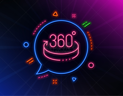 网络空间,圆形,标志,线图标,事件,技术,VR360,证章,三维图形,文凭