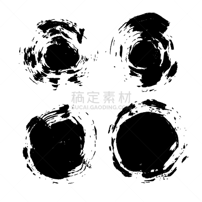 圆形,笔触,干的,墨水,明亮,形状,白色,黑色,喷溅