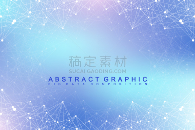 几何形状,分子,插画,背景,材料,化学制品,巨大的,深的,复杂,改变