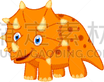 可爱的,恐龙,卡通,恐怖,侏罗纪,已灭绝生物,雷龙,公园,蜥蜴,动物