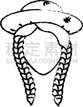发型,女人,人的脸部,可爱的,头发,人,轮廓,商务,图像