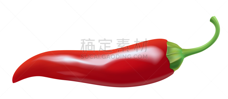 红辣椒,热,辣椒,熟的,香料