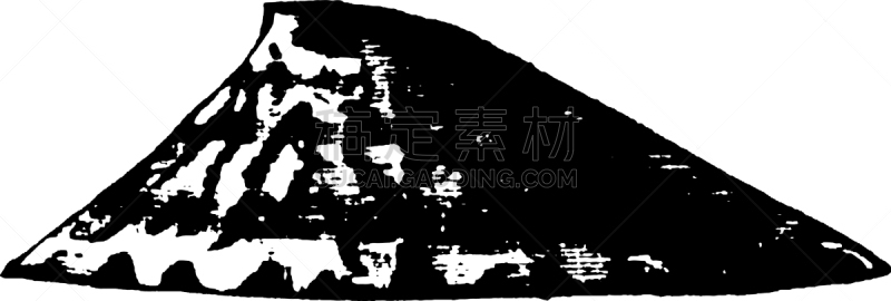 帽贝,白色,矢量,图像,圆锥,雕刻图像,腹足动物,黑色,复古