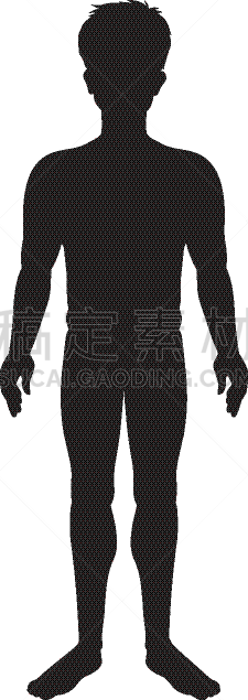男人,白色背景,生物学,微生物学,健康保健,暗色,阴影,剪贴画,剪影