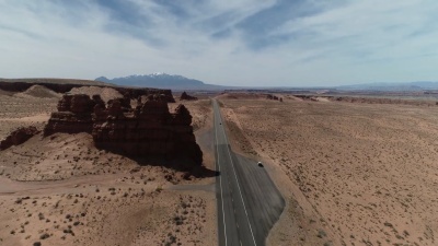 沙漠中的道路