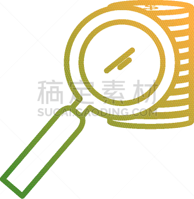 放大镜,分离着色,银行业,商务,金属,数,叠