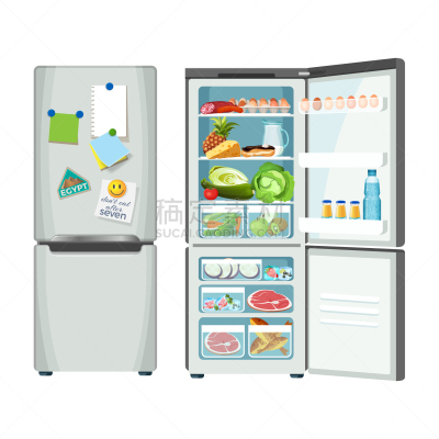 冰箱,食品,个性,极简构图,电容器,钉住,不锈钢,蔬菜,冷却盒,布置