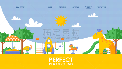 新创企业,矢量,完美,绘画插图,文书工作,扁平化设计,儿女,操场,儿童,愉悦