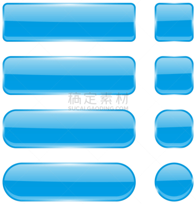 菜单,蓝色玻璃,按钮,四元素,分离着色,长方形,闪亮的,图像,联系,收集