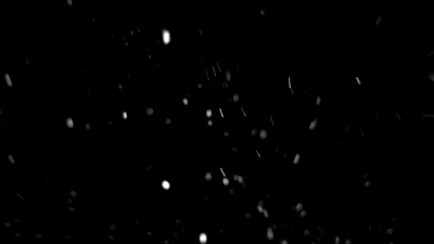 真正的冬季降雪。