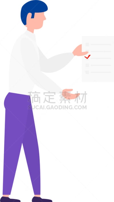 纸,男人,图标,扁平化设计,电子邮件,检查表,清新,取得,选择