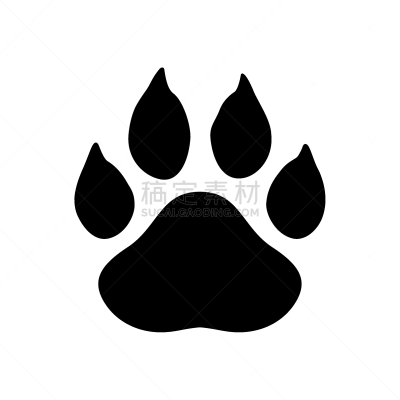 脚印,狗,熊,卡通,宠物,符号,猫,矢量,法国斗牛犬,爪子