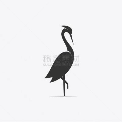 时尚,绘画插图,火烈鸟,矢量,背景分离,热带气候,肖像,现代时期,简单,顶髻