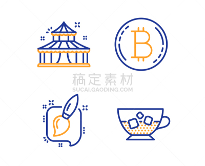 比特币,马戏团,计算机图标,冷,壁纸刷,茶,商务,作画,布置,思考