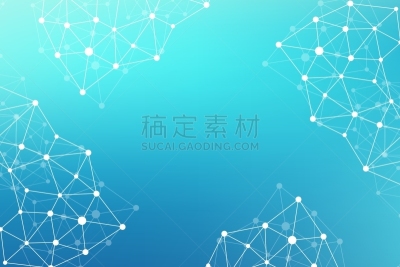 几何形状,分子,背景,插画,深的,健康保健,数据,主机,复杂,生物科技