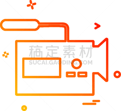 传媒,相机,计算机图标,白色,分离着色,商务,计算机,概念,图像,设计